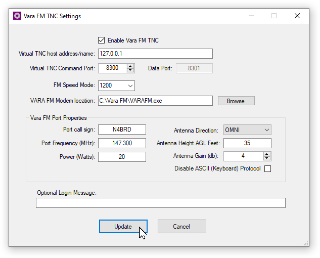 RMS Packet Installation and Configuration Moore County Amateur