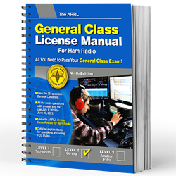 Picture of the ARRL's General Class License Manual